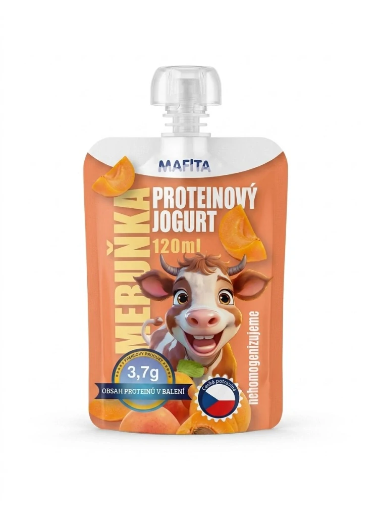Jogurtová kapsička 120 ml - Meruňka