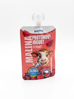 Jogurtová kapsička 120 ml - Malina